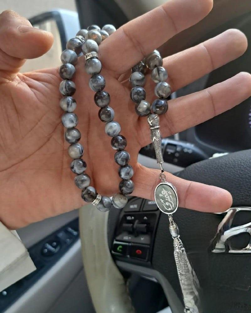 مسباح فضة بالاسم سبحه رجالي فضه مسابح اسماء سبحات للرجال مسبحه رجاليه