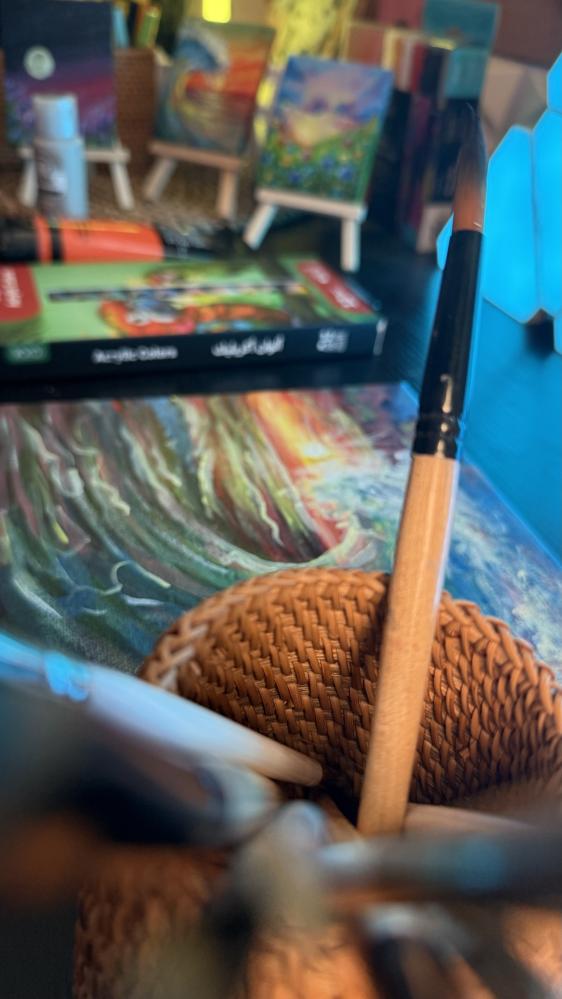 رسم لوحة بسيطة بخامات متوفرة وبسعر اقتصادي