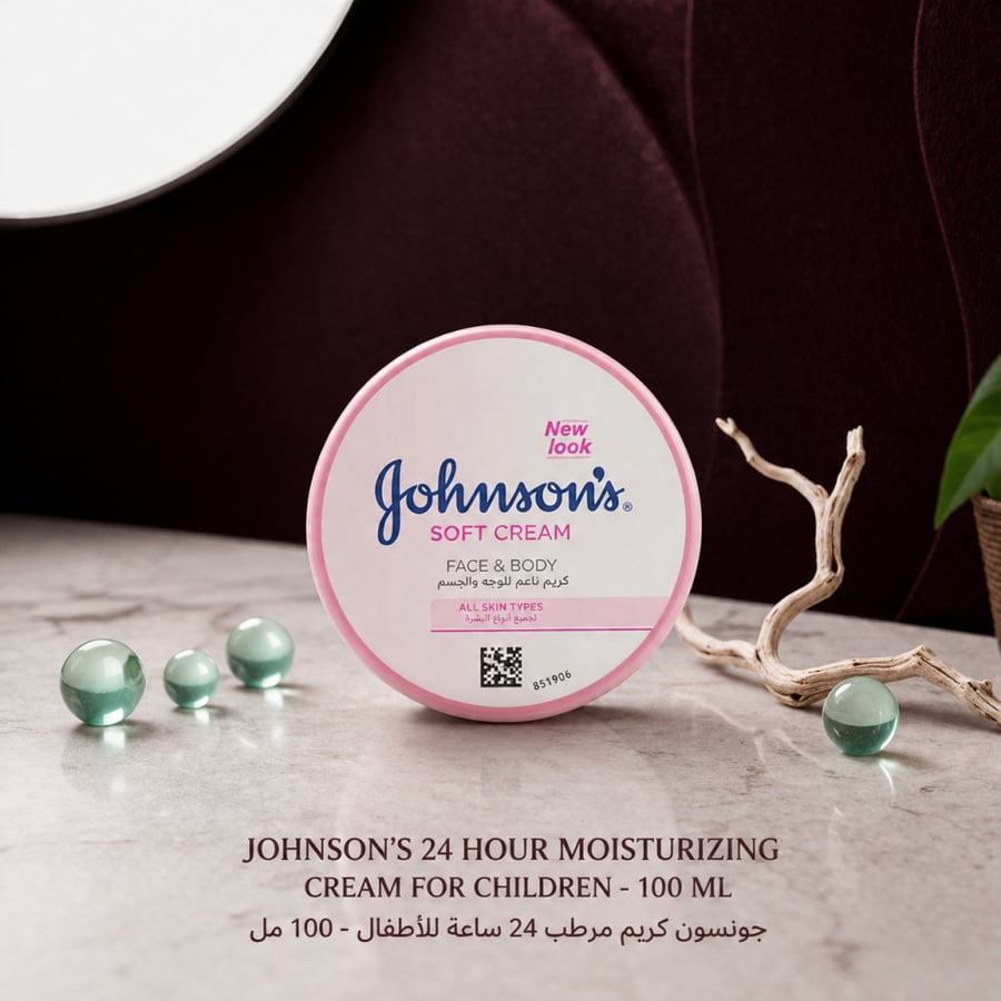 جونسون كريم مرطب 24 ساعه للاطفال جونسون | Johnson’s كريم أطفال بترطيب 24 ساعة