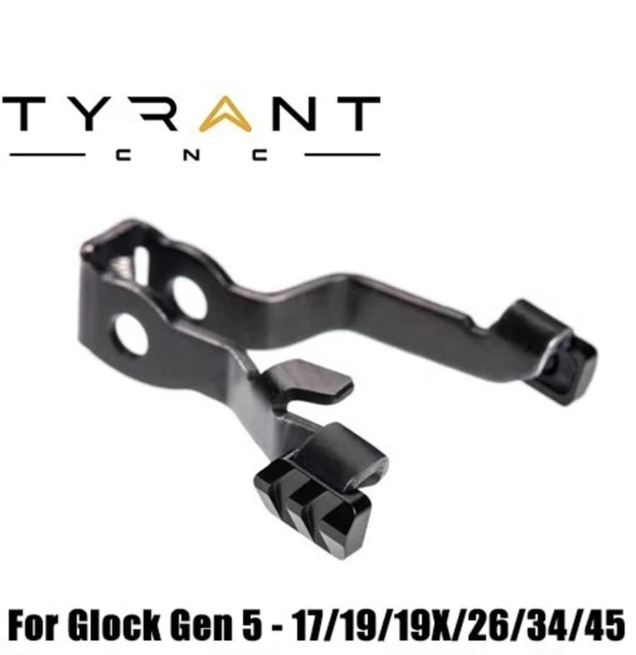 TYRANT CNC Extended Slide release for Glock Gen 5