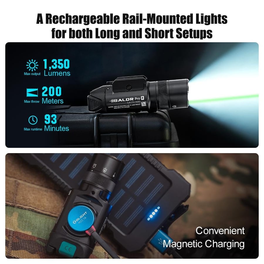 كشاف مع ليزر Olight Baldr Pro R