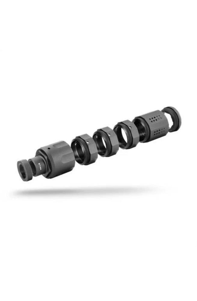 مزل بريك من شركة سترايك Strike Industries Modular Pistol Compensator for 1/2×28 Barrel (9mm Linear Comp)
