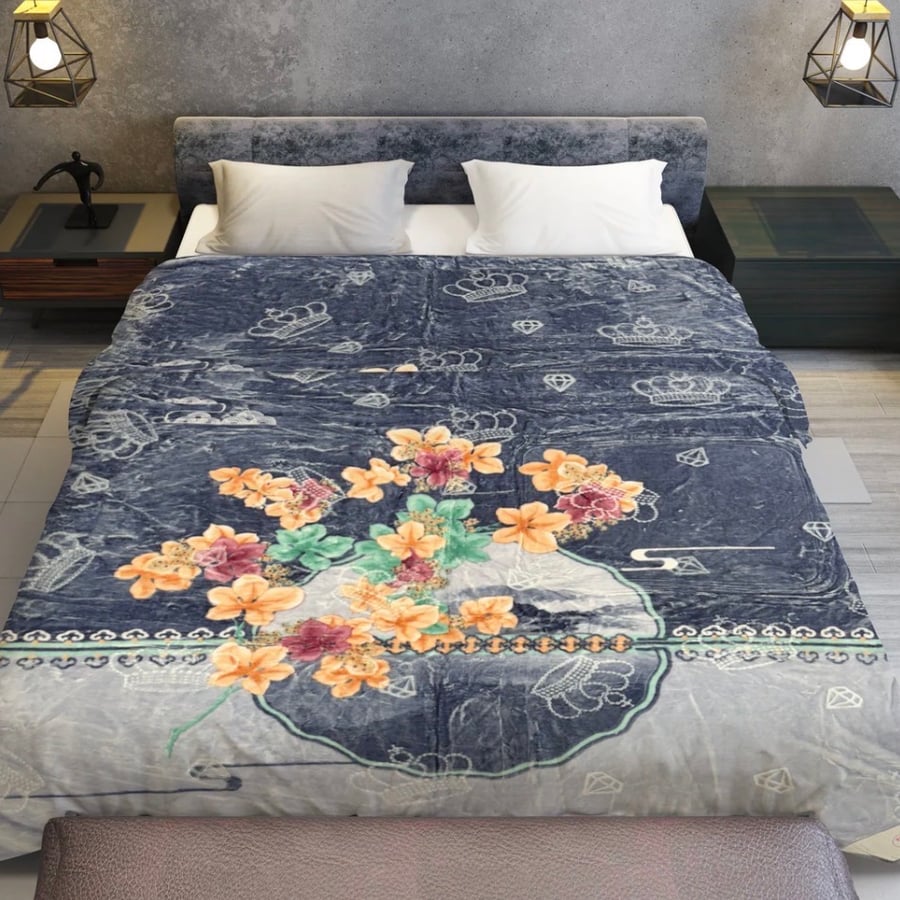 Thick double layer winter blankets - 3 kg