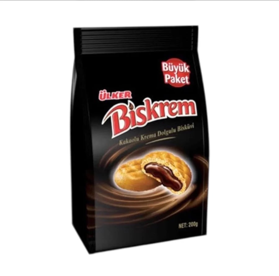 بسكويت بسكريم بالشكولاته - Biskrem biscuits ULKER 200 g