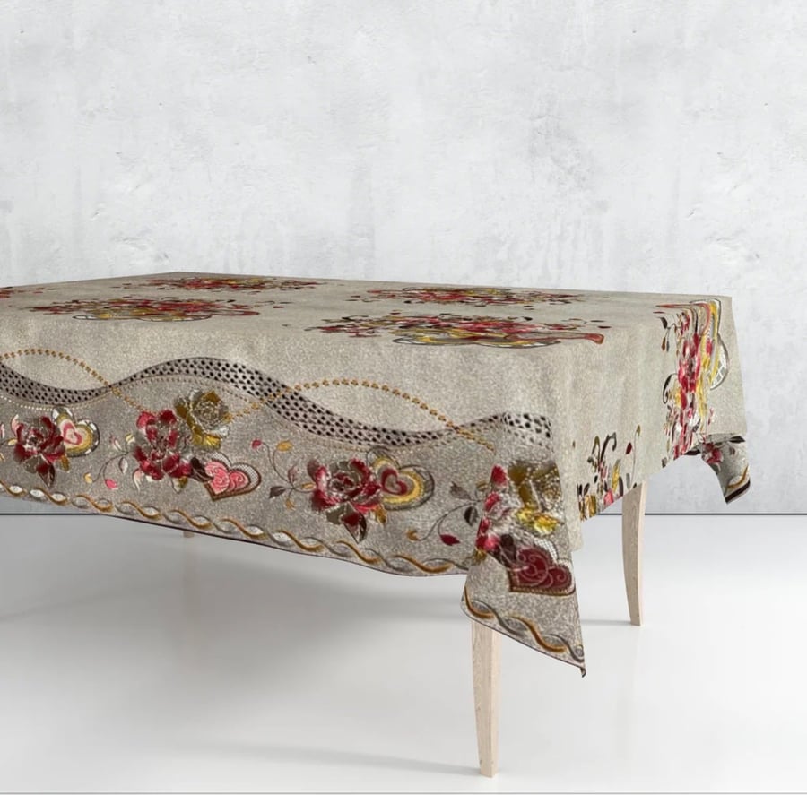 سفرة فاينل - Vinyl Table Cover TC06