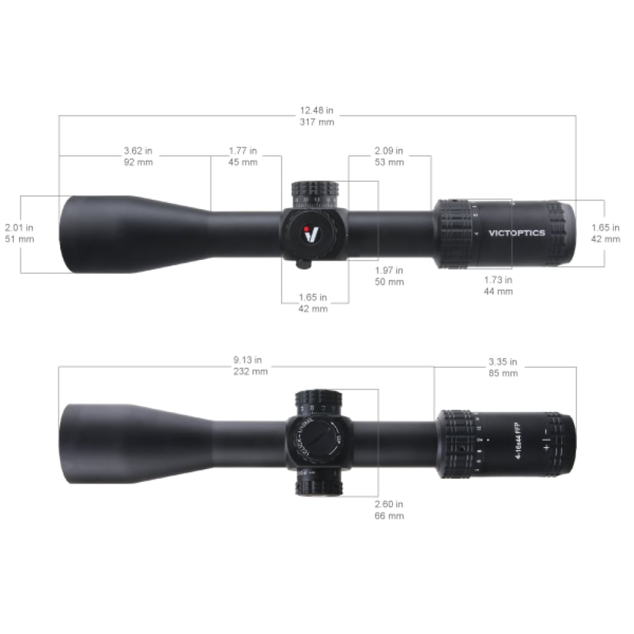 دربيل VictOptics S4 4-16X44 FFP – فيكتور