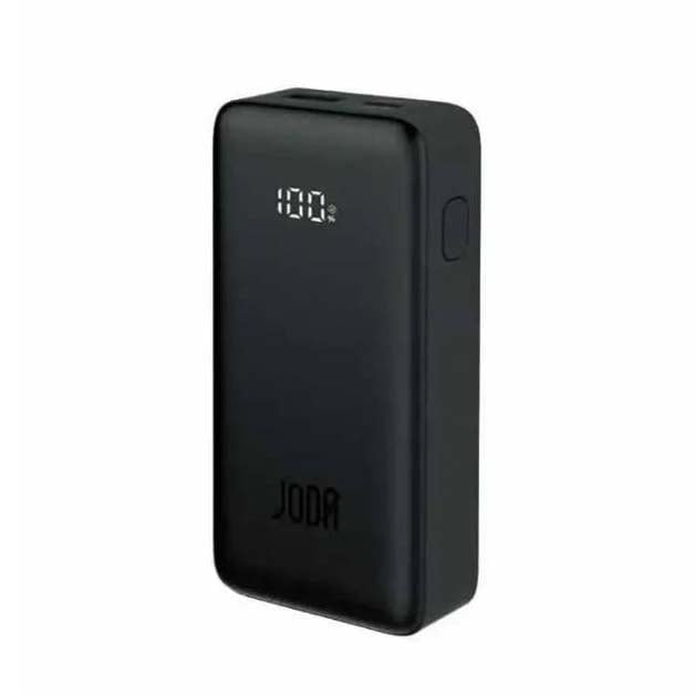 Joda's offer: Buy one power bank and get the second for only 1 riyal! Turbo 10000 mAh, PD, 30W, LED display, black, 2-year warranty
