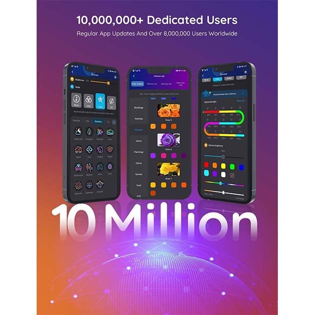 قوفي H61A2 شريط اضاءة ليد نيون بطول 5 متر ضمان سنتين