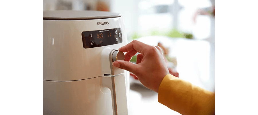 Philips HD9645/24 Air Fryer, 8L Capacity, 1425W, 2-Year Warranty