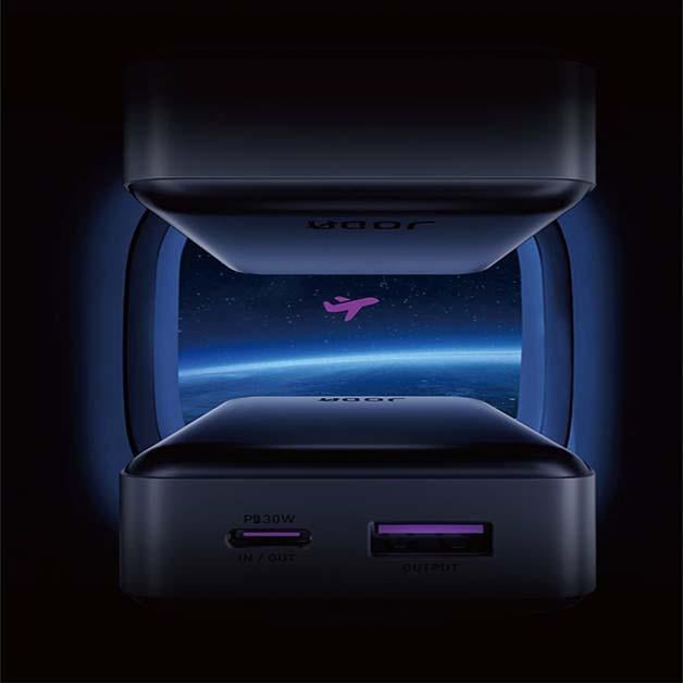 Joda's offer: Buy one power bank and get the second for only 1 riyal! Turbo 10000 mAh, PD, 30W, LED display, black, 2-year warranty