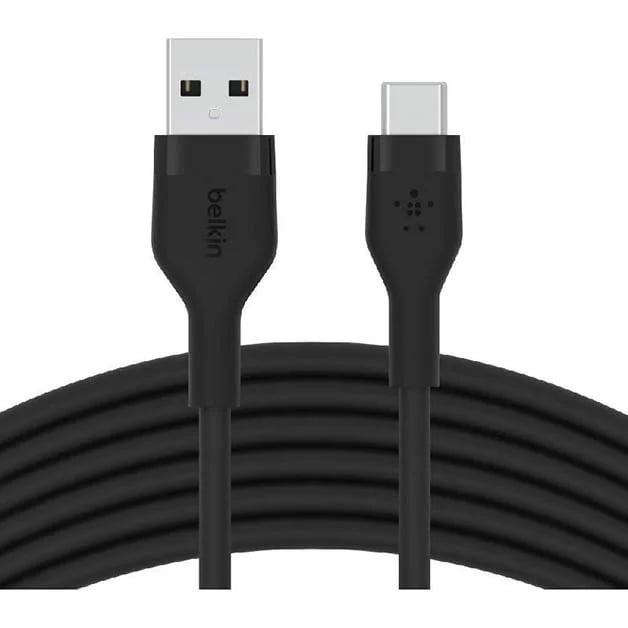 بيلكن كابل يونيفرسال بطول 1 متر USB-A مع موصلات USB-C و Micro-USB ولايتنينج - أسود ضمان سنتين