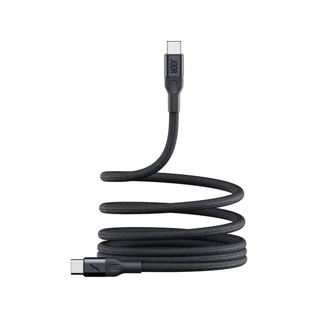 Joda Cable Mag Roll Magnetic 60W Type-C to Type-C 1.2m Black 2-Year Warranty