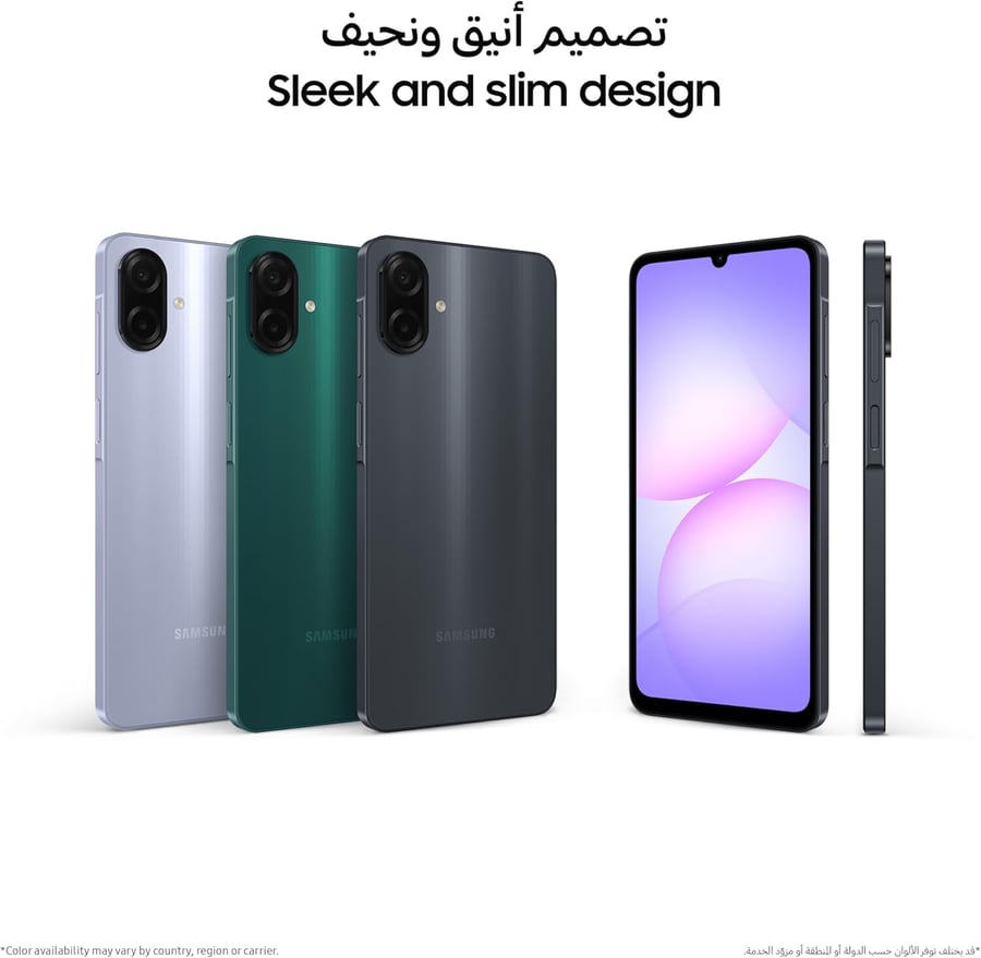 سامسونج جالكسي ايه07 , 4 رام , 128 جيجابايت , بنفسجي فاتح
