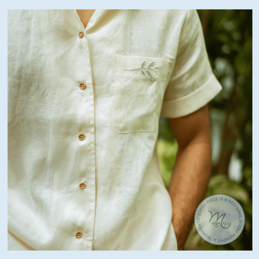 His Linen Set - Ivory