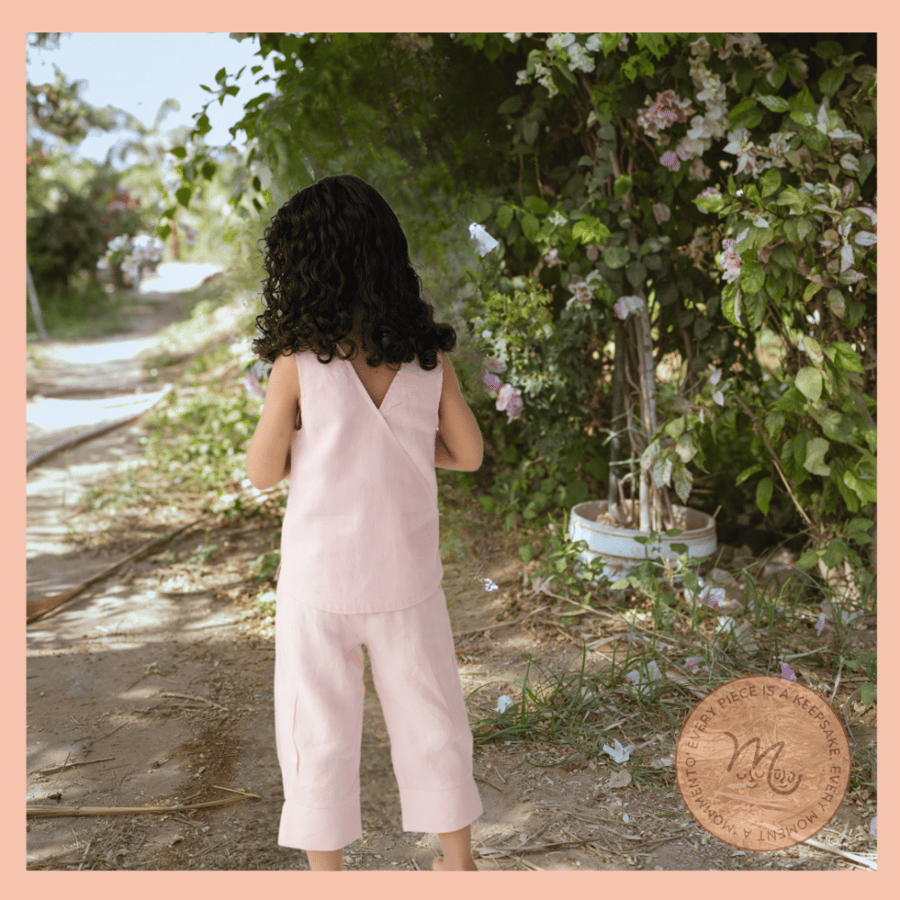 Linen Set - Pastel Pink