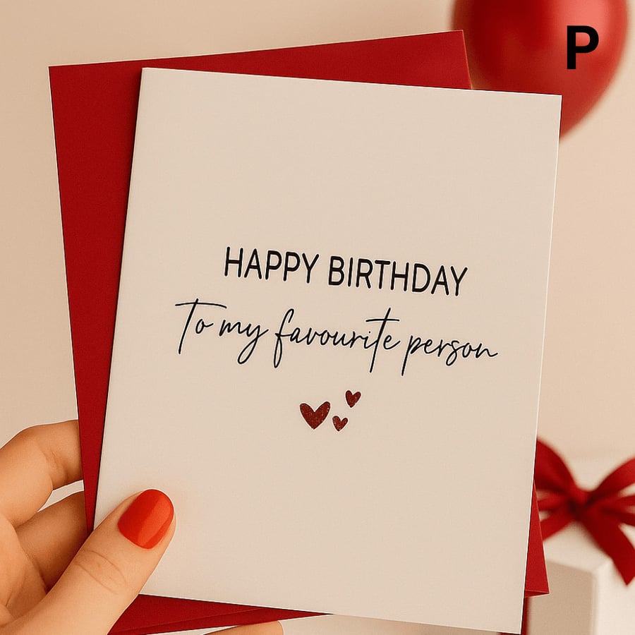 بطاقة Happy Birthday