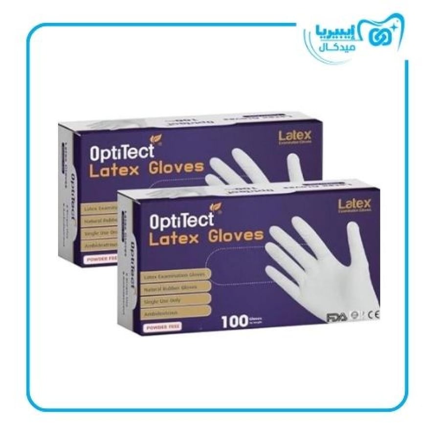 قفازات لاتكس 100 حبة