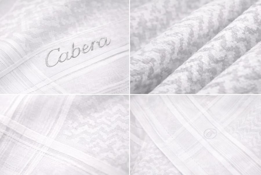 Cabera شماغ ابيض رجالي اصدار مميز
