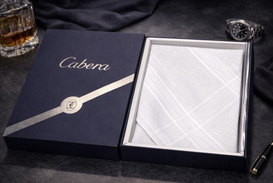 Cabera شماغ ابيض رجالي اصدار مميز