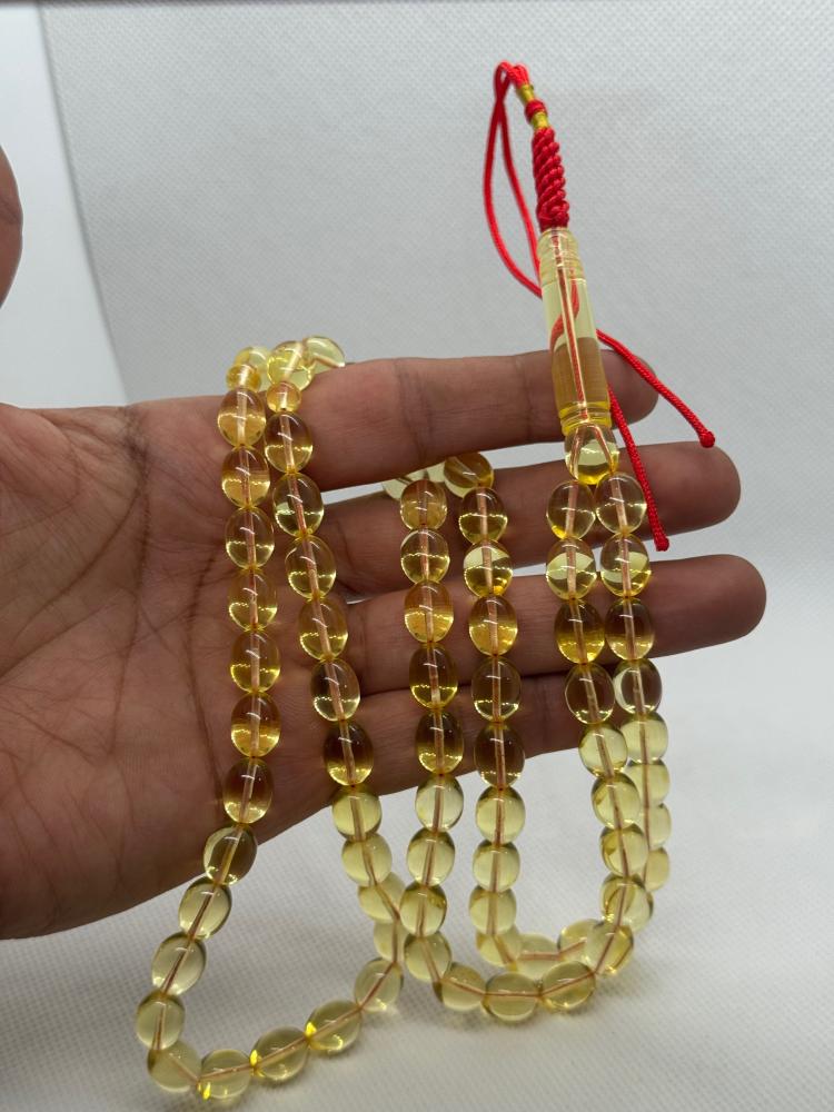 كهرمان بيض حمام شفاف