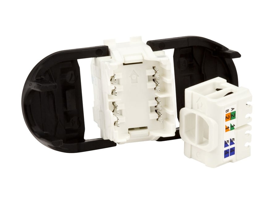 موديول شبكة Cat6 RJ45 احترافي لتوصيلات الشبكات