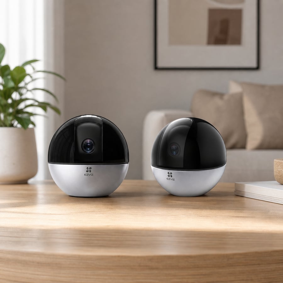 كاميرا مراقبة لاسلكية متحركة 360° بدقة 5 ميجابكسل – EZVIZ CS-E6