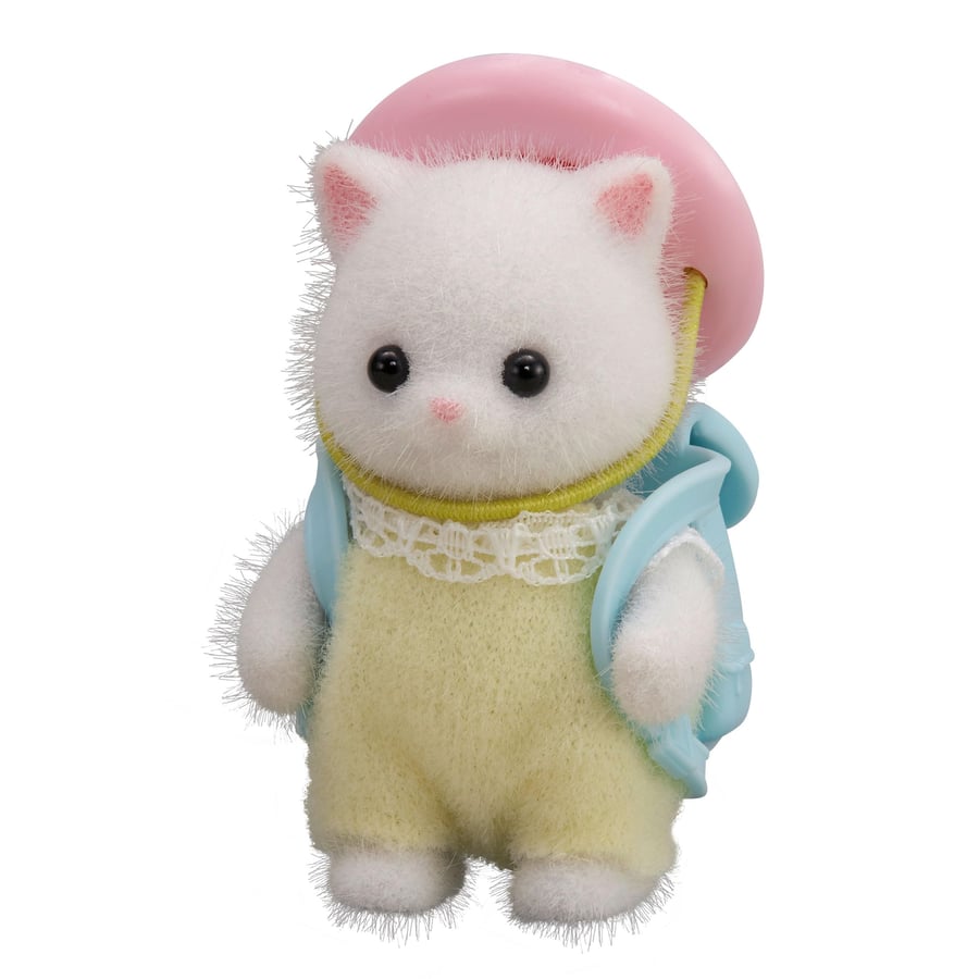 سيلفانين فاميلي صغير القط الحريري مع اكسسوارات ||Sylvanian Families Sil cat Baby