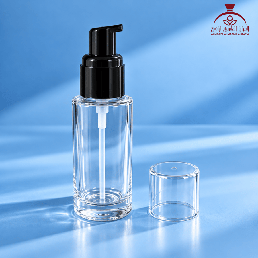 علب لوشن شفاف اسود  40 ملي-AR-96 ( 12حبه)