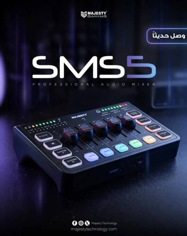 مكسر احترافي مع مدخل XLR بنظام تعديل صوت والعزل وتغيير صوت وتشغيل موسيقى والبوزات