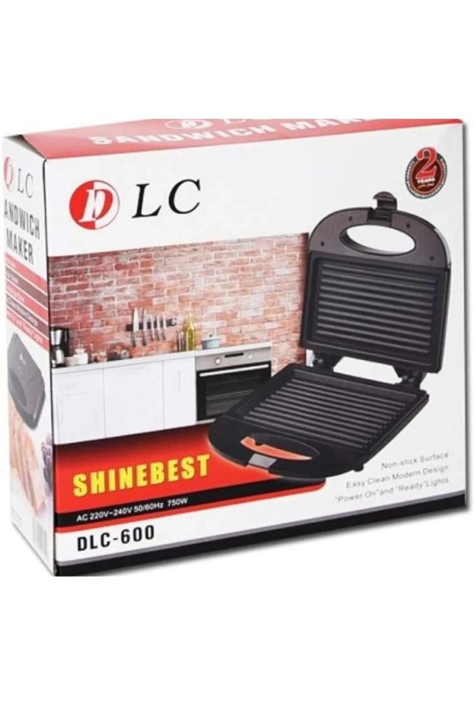 DLC ماكينة صنع الساندويتشات 750 واط 750.0 واط DLC-600 أسود