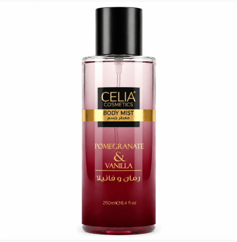 سيليا بخاخ معطر للجسم بـ الرمان و الفانيليا