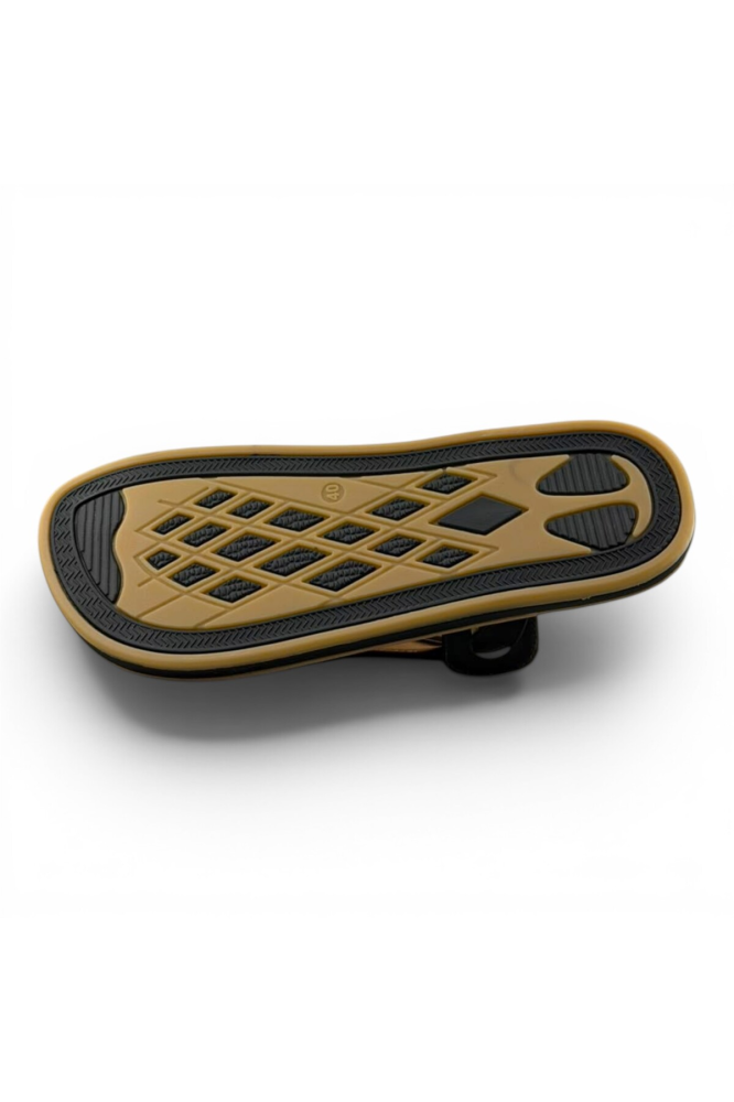 Al Fanoos Lumiere Walk Arabic Sandals for Men - Black - Style 219