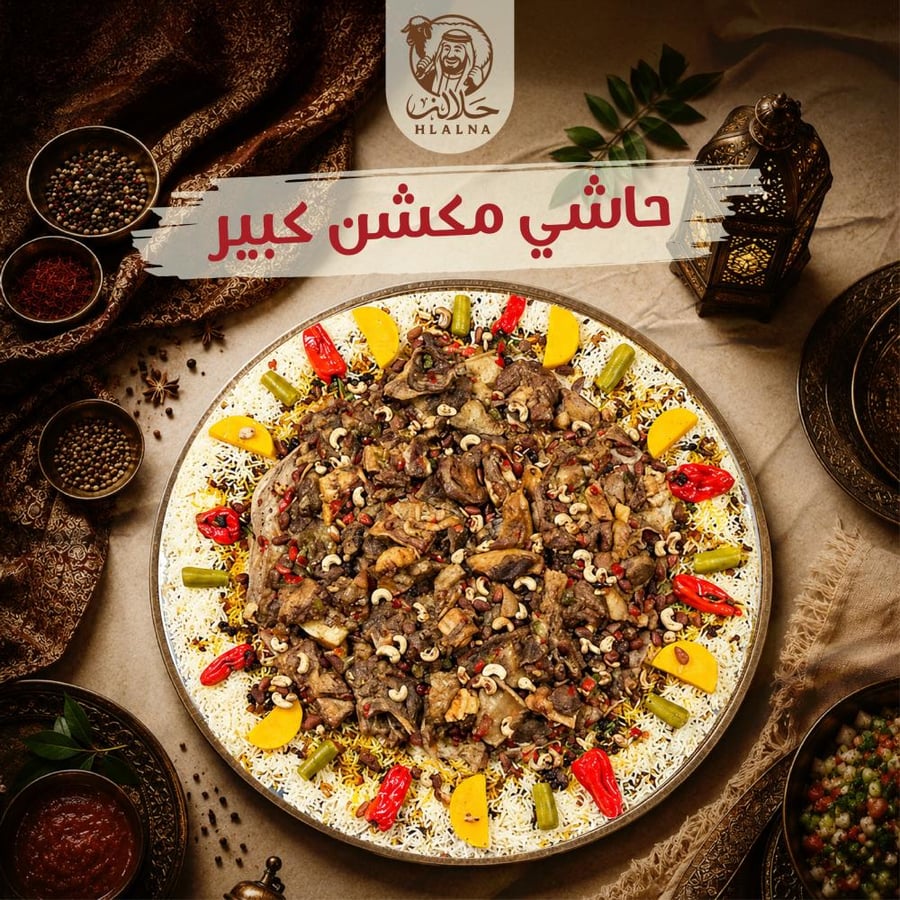 حاشي مكشن كبير