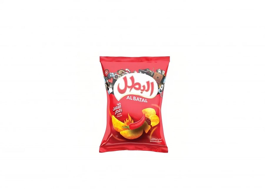 بطاطس البطل  حار 12 جم