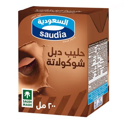 حليب السعودية دبل شكولاتة 200 مل
