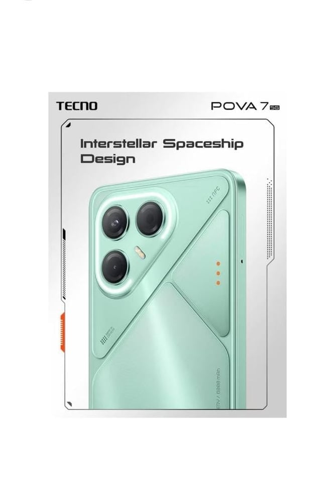 تكنو بوفا pova 7 بسعه 256 جيجابايت رام (8+8) جيجابايت