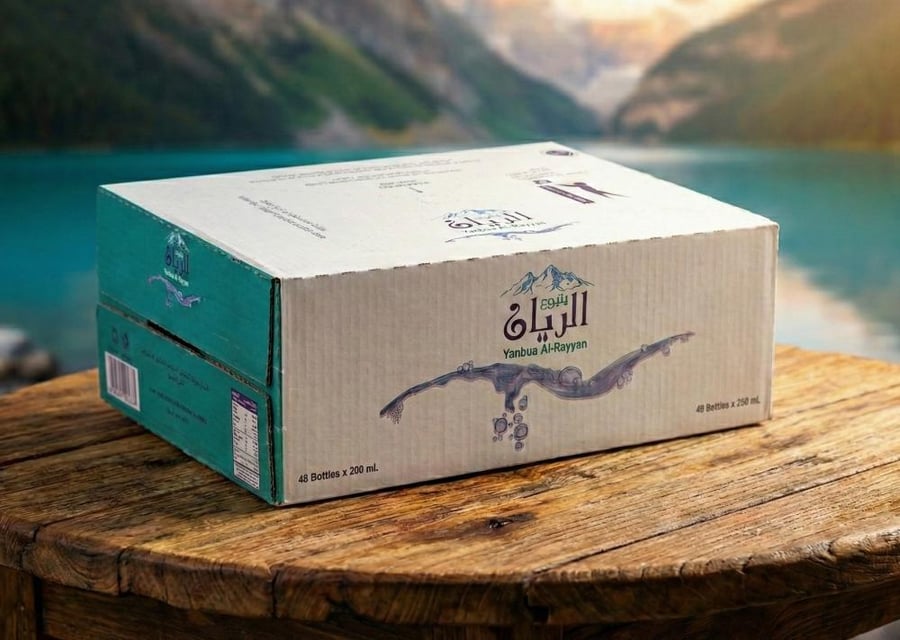 كرتون مياه ينابيع الريان 200 مل 48 علبة