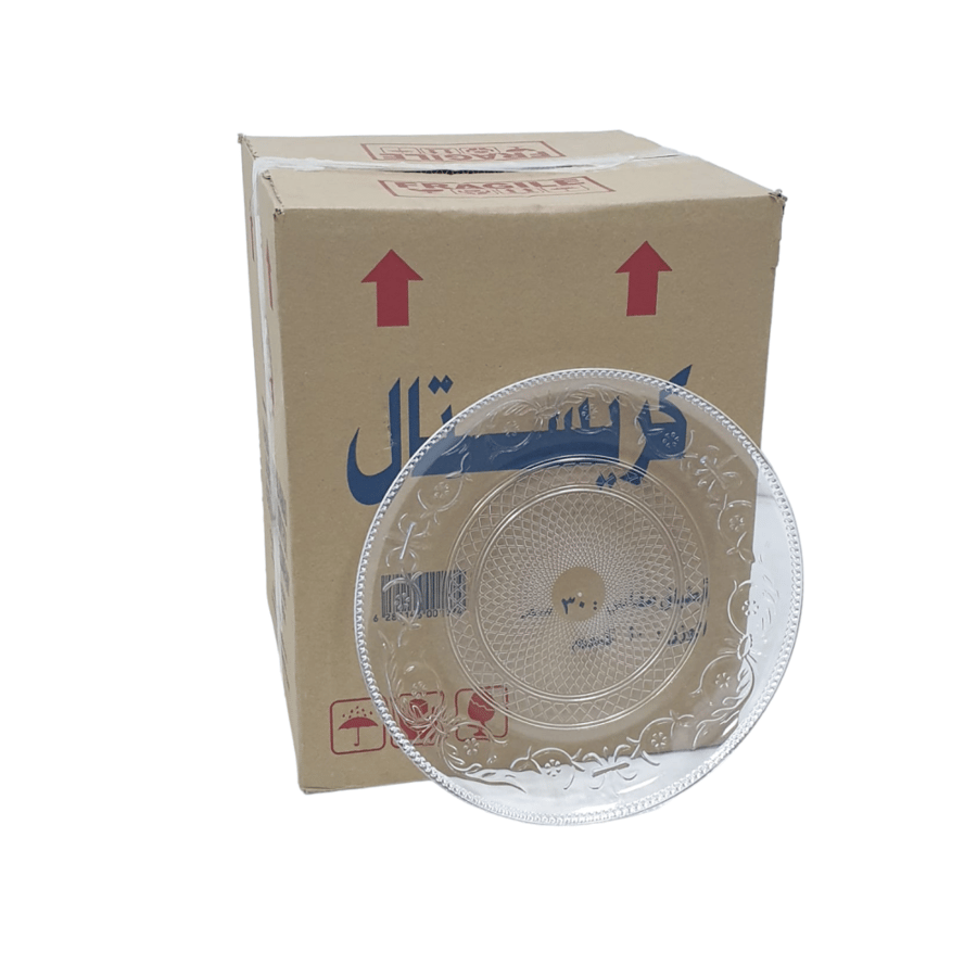 Praise cardboard plates crystal round size 30 cm 10 kg