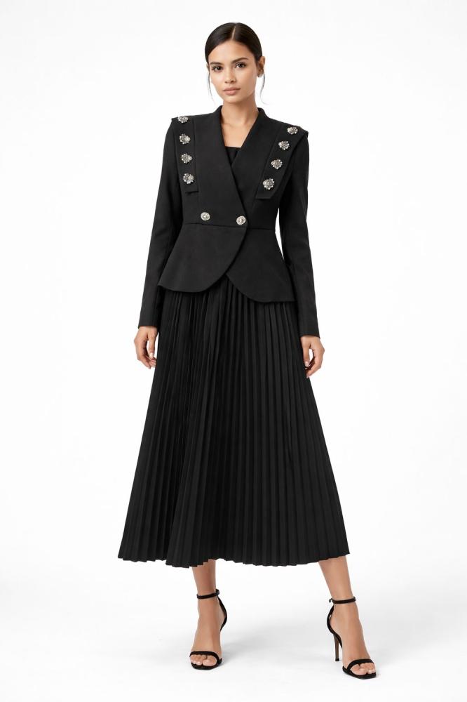 Elegant Pleated Set