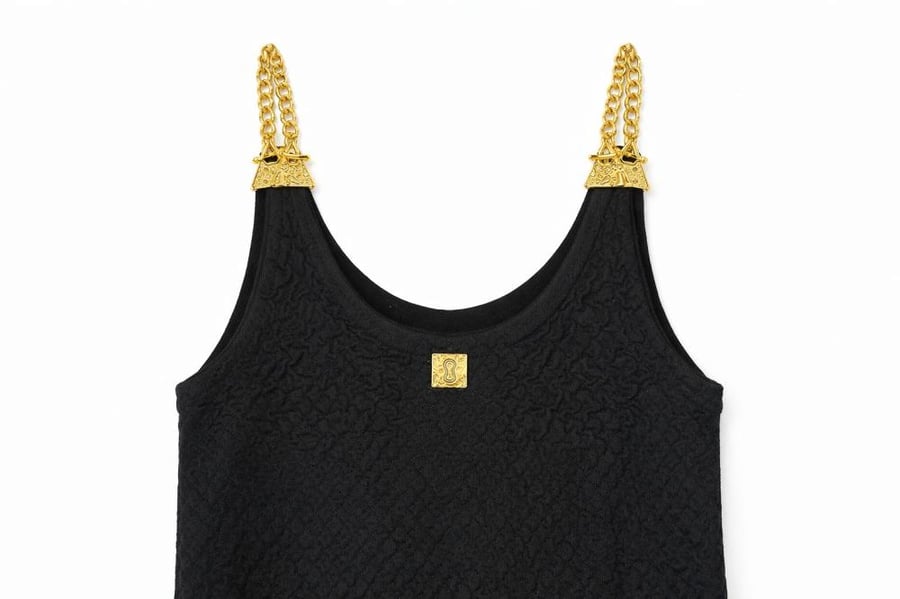 Chain Strap Mini Dress