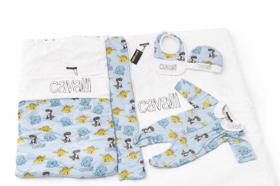 Roberto Cavalli Dino Print Baby Set