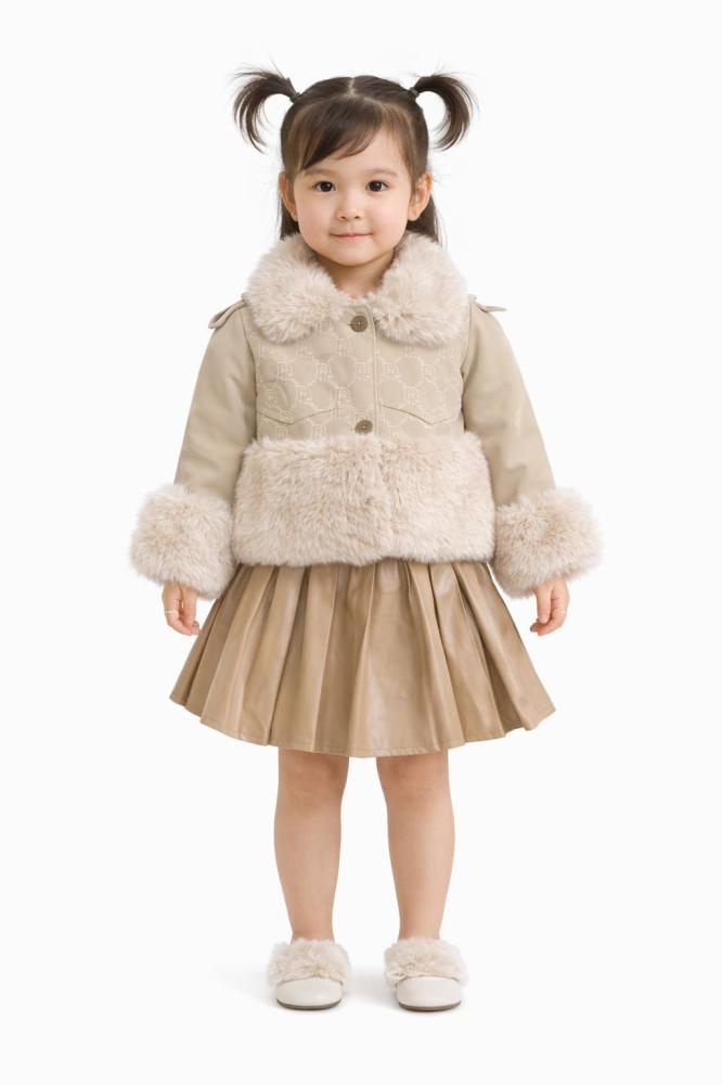 Dior Baby Girl Skirt & Jacket Set