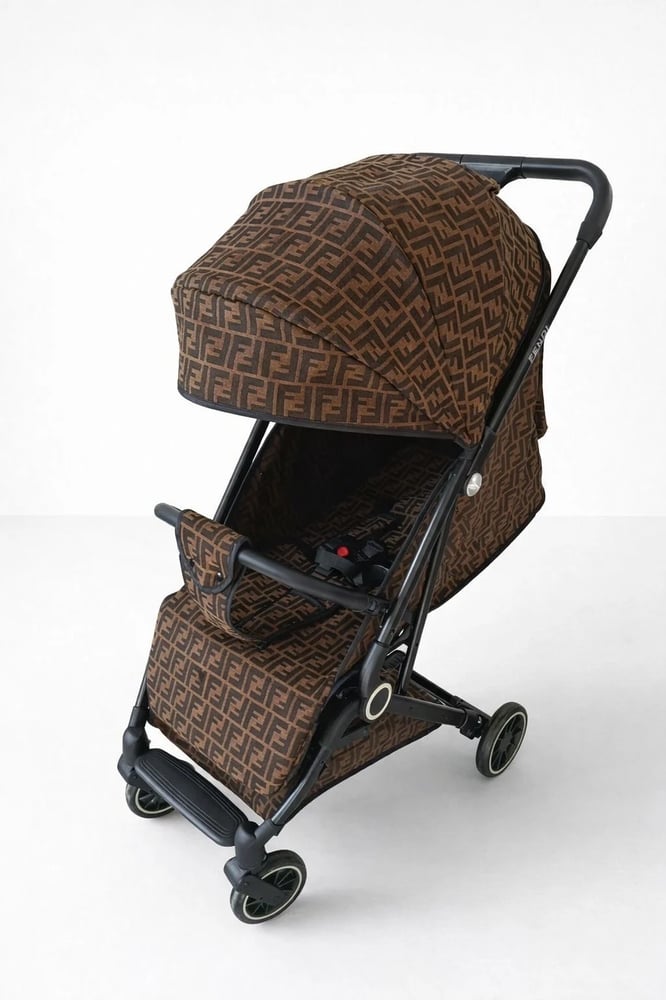 Fendi Monogram Baby Stroller
