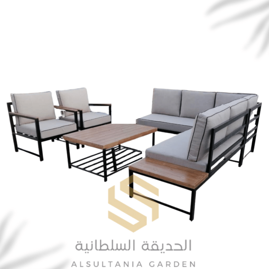جلسة خارجية L زاويه  2.5 متر × 2.5 متر 0352