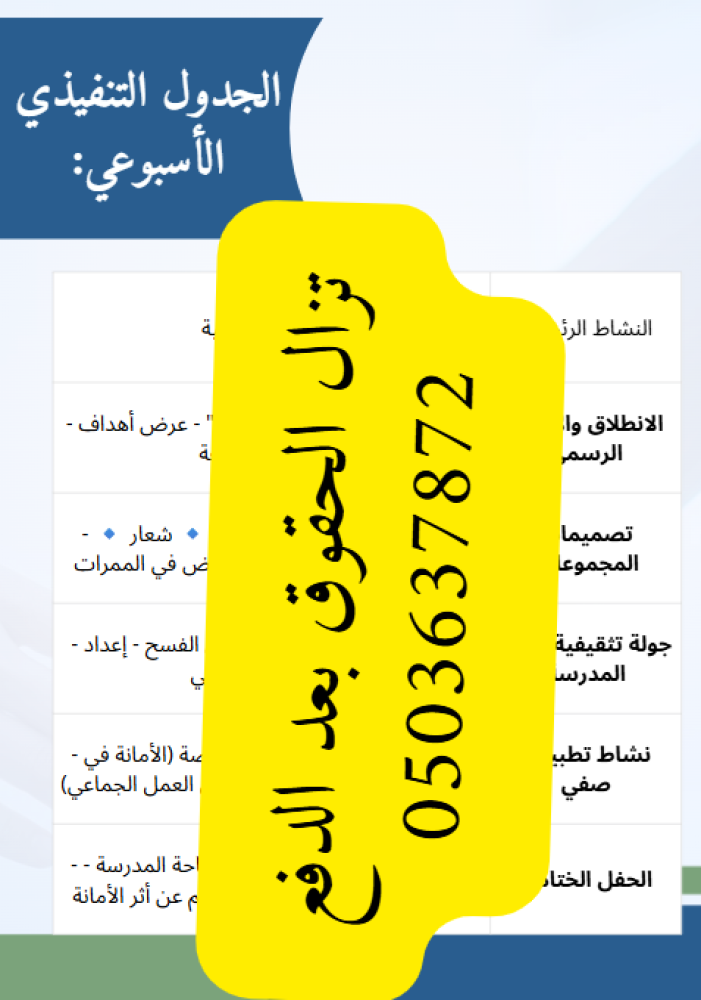 مبادرة ( قيم تبني الانسان )