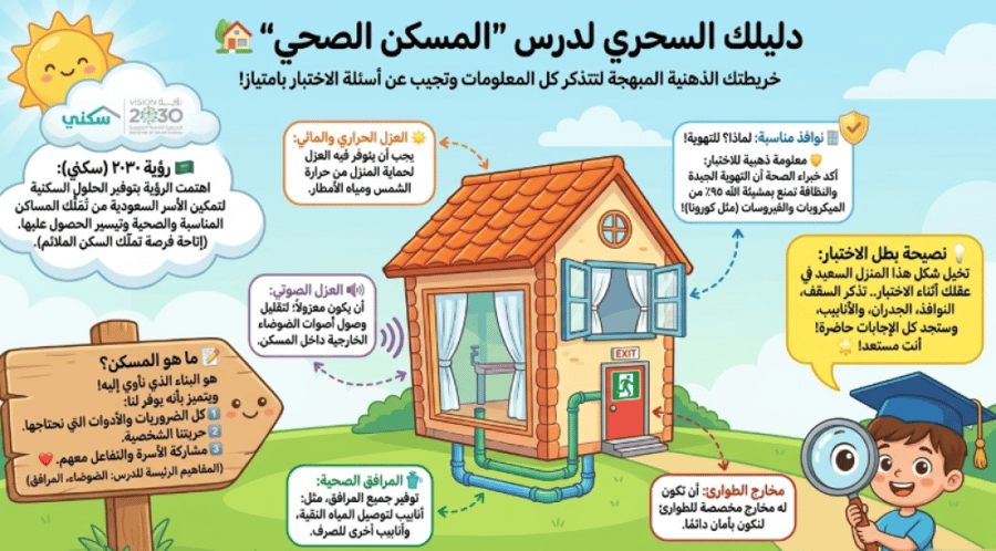 المهارات الحياتية و الأسرية الصف الخامس الفصل الأول(تلخيص+اوراق عمل )