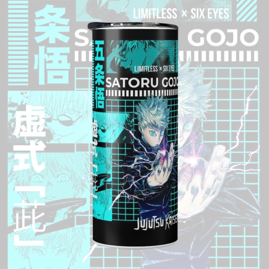 Travel bag with Jiu-Jitsu Kaisen design (Gojou Satoru)
