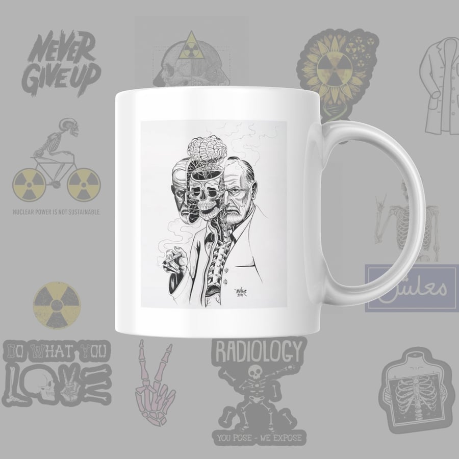 كوب بتصميم تشريح جسم الانسان
