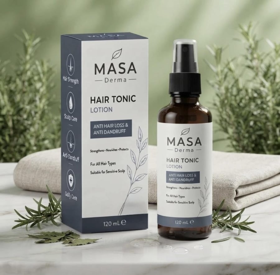 MASA Hair Tonic - تونك ماسا لتقوية وتكثيف الشعر ومكافحة القشرة