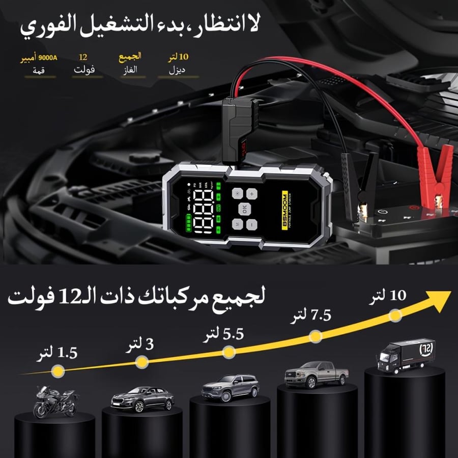 مشغل بطارية السيارة